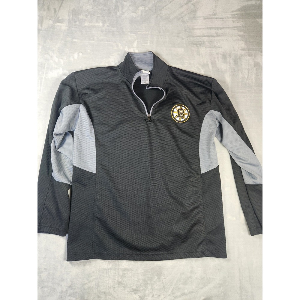 Knights Apparel NHL Boston Bruins 1/4-zip Pullover - Size‎ Large (42/44)